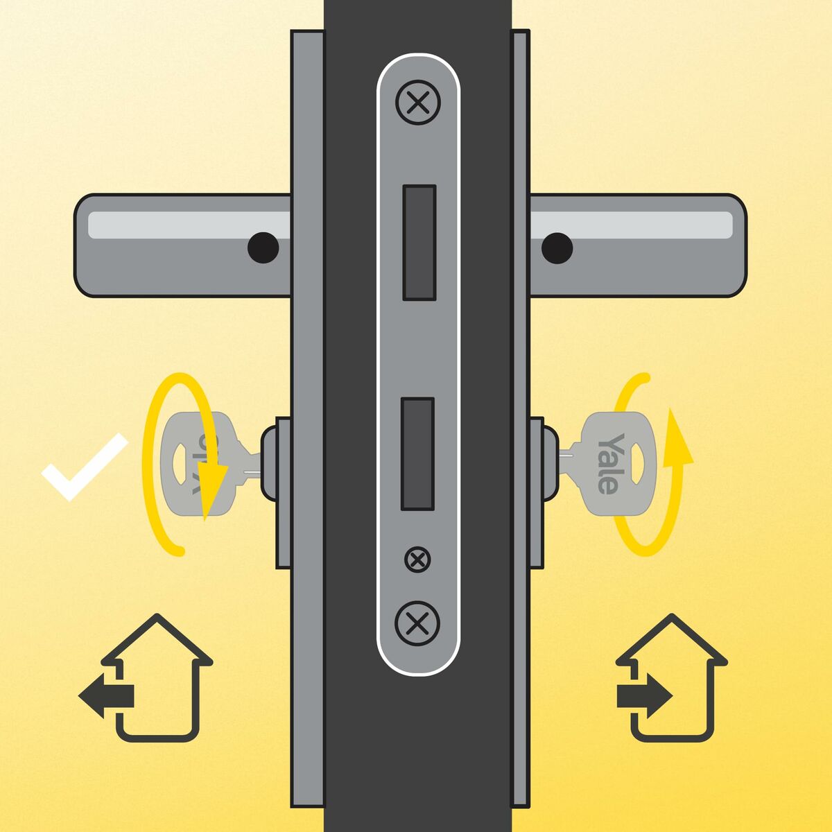 Cilindro Di Sicurezza Yale 30 X 40 Mm Ottone - Image 4