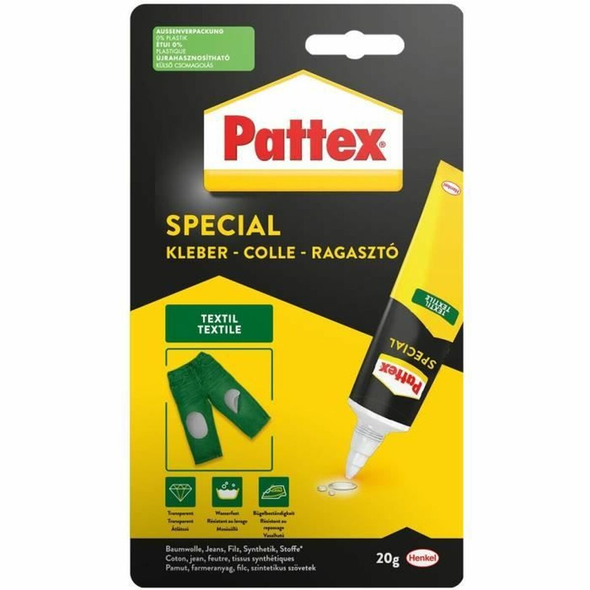 Colla Pattex 20 G Tessile