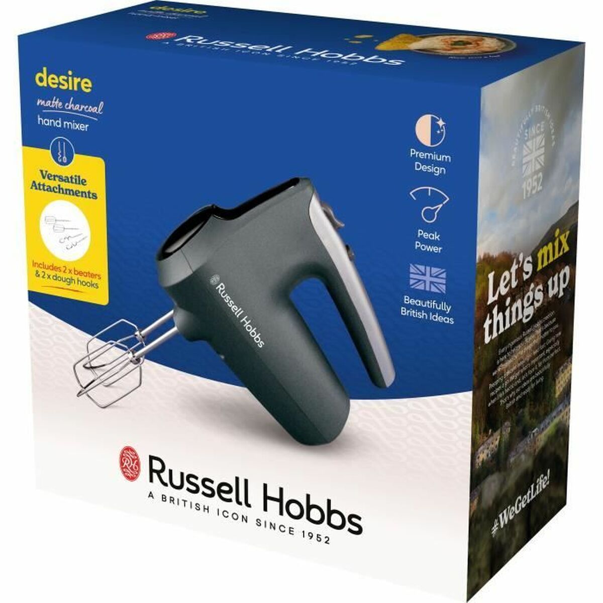 Sbattitore A Fruste Russell Hobbs Desire Matte Charcoal (1 Unità) - Image 4
