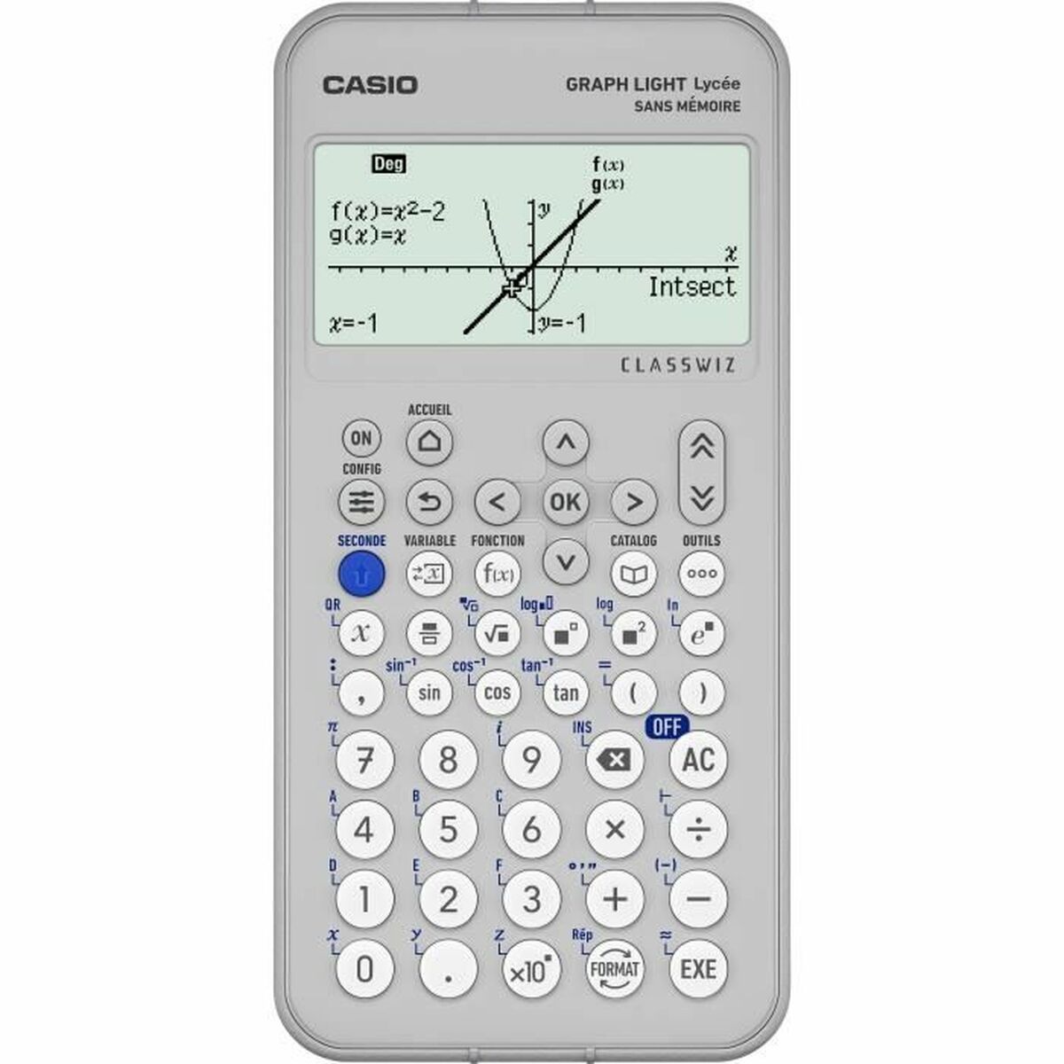 Calcolatrice Scientifica Casio Graph Light Grigio