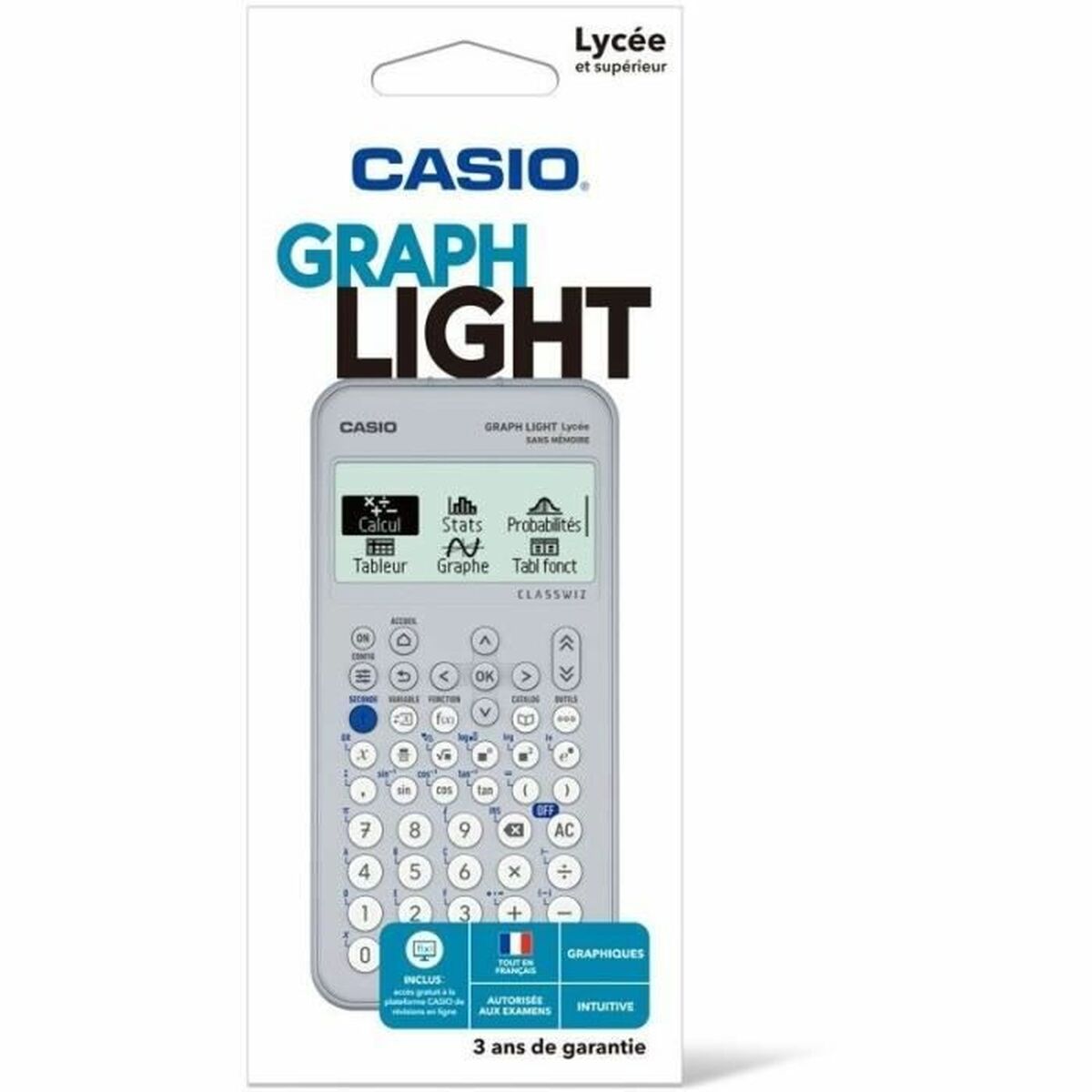 Calcolatrice Scientifica Casio Graph Light Grigio - Image 3
