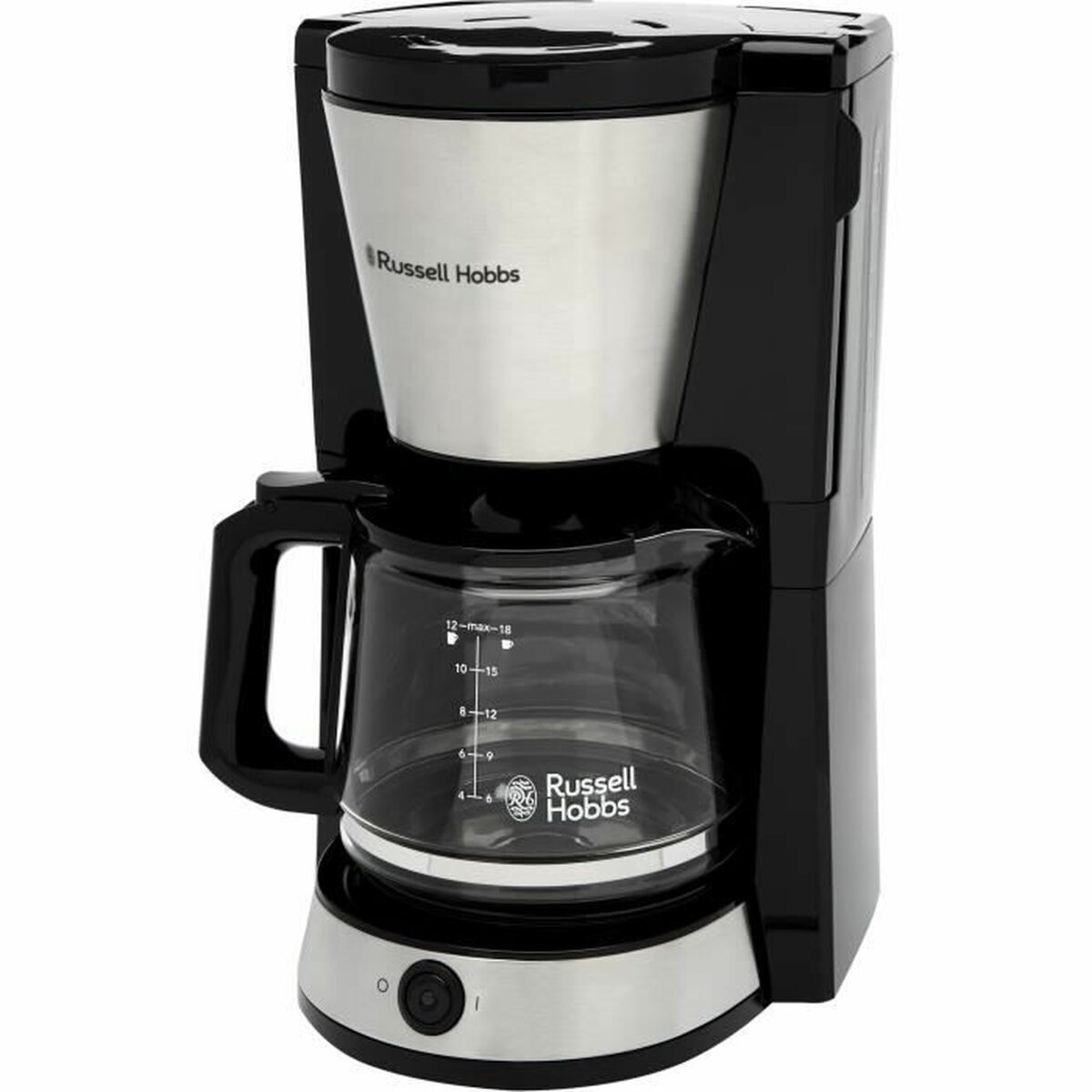 Caffettiera Americana Russell Hobbs Nero Acciaio 1080 W 1,25 L