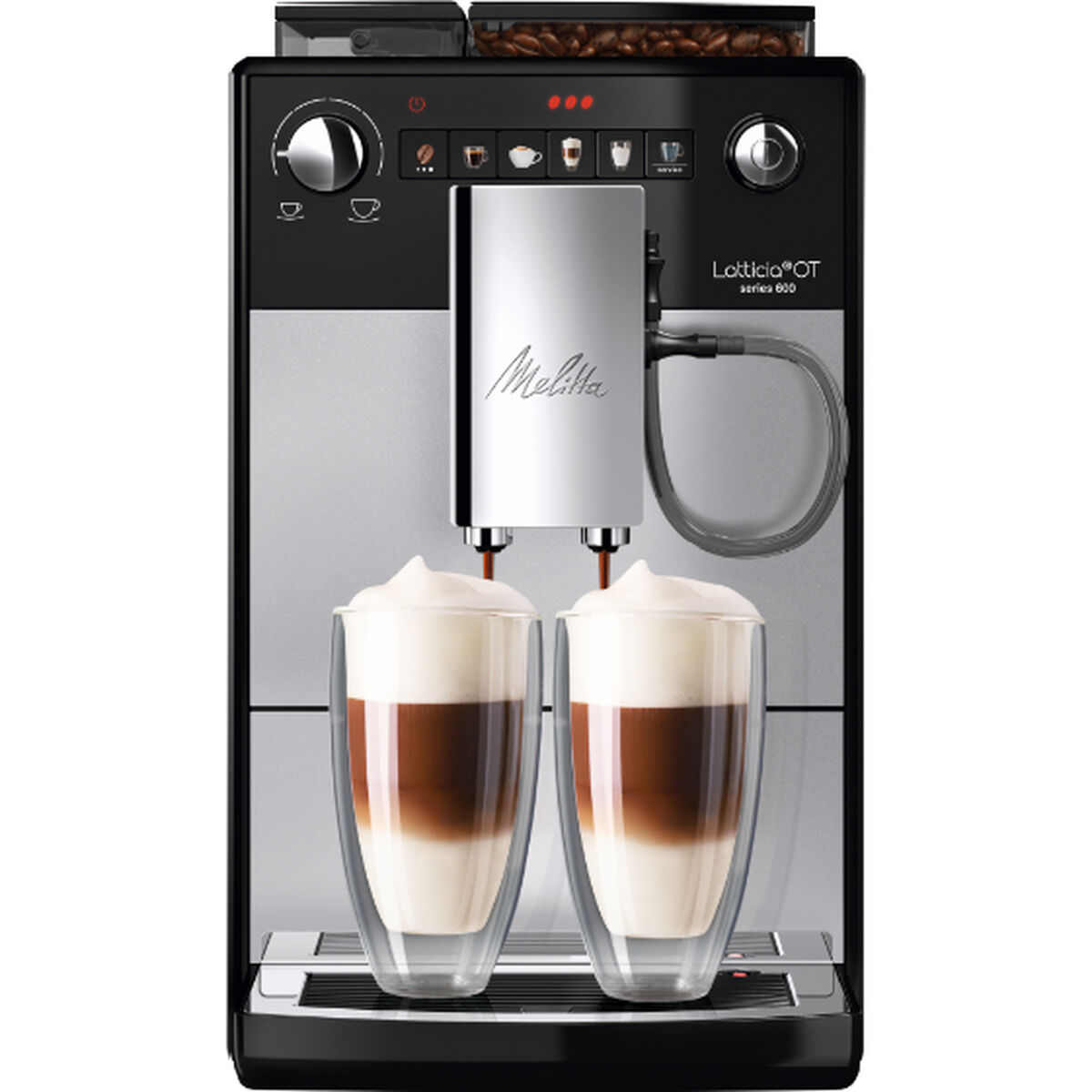 Caffettiera Superautomatica Melitta Latticia F300-101 Nero Argentato 1450 W 1,5 L