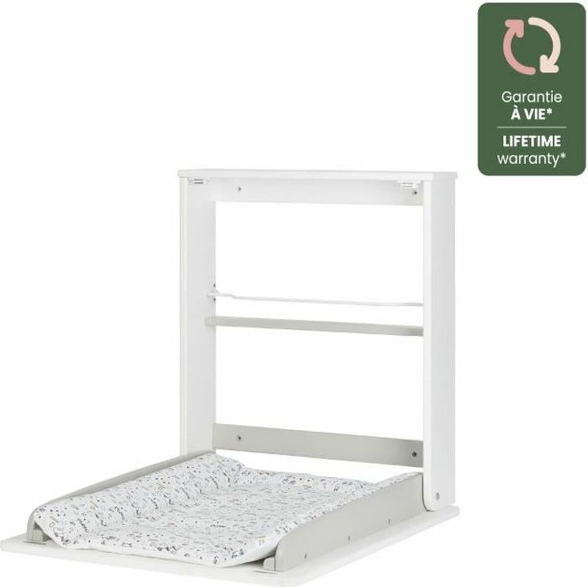 Fasciatoio Badabulle Plouf Compatto Da Muro Pieghevole 46 X 46 X 61 cm