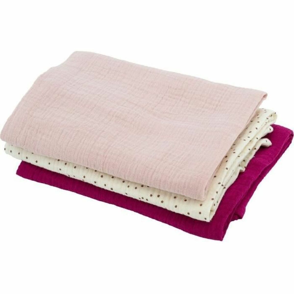 Mussola Domiva Rose Resistente 3 Pezzi (3 Unità)