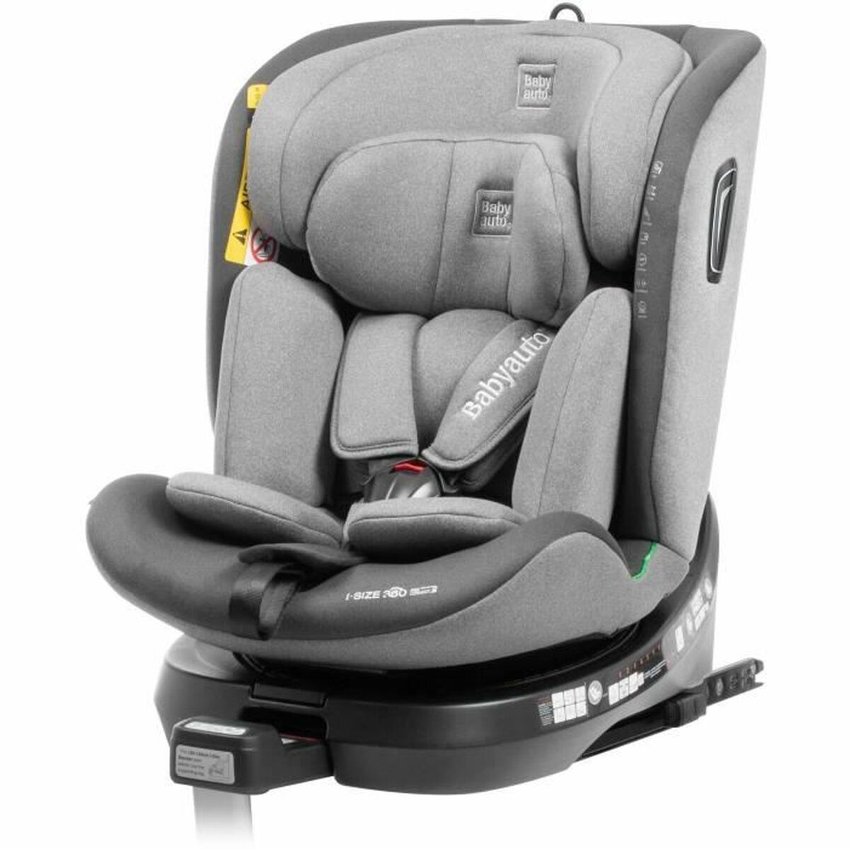 Seggiolino Auto Babyauto Antracite 0 (de 0 A 10 Kilos) I (9 - 18 Kg) Ii (15-25 Kg) Iii (22 - 36 Kg) Per Bambini Ece R129