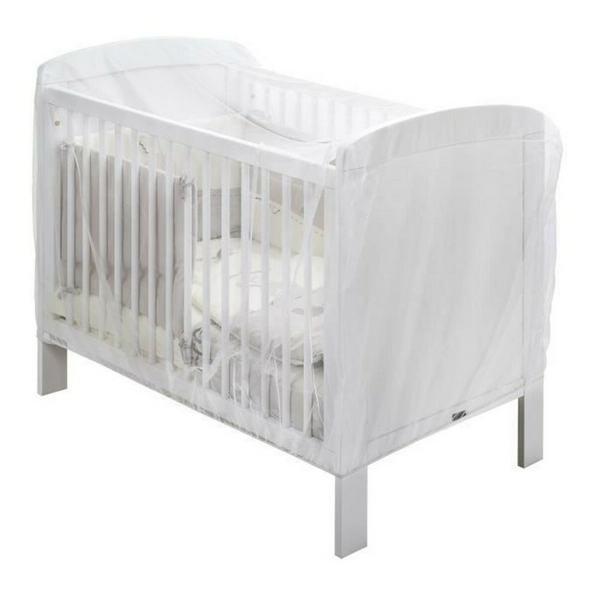Zanzariera Per Lettino Thermobaby 2130201 70 X 140 Cm 60 X 120 Cm Flessibile E Adattabile Bianco