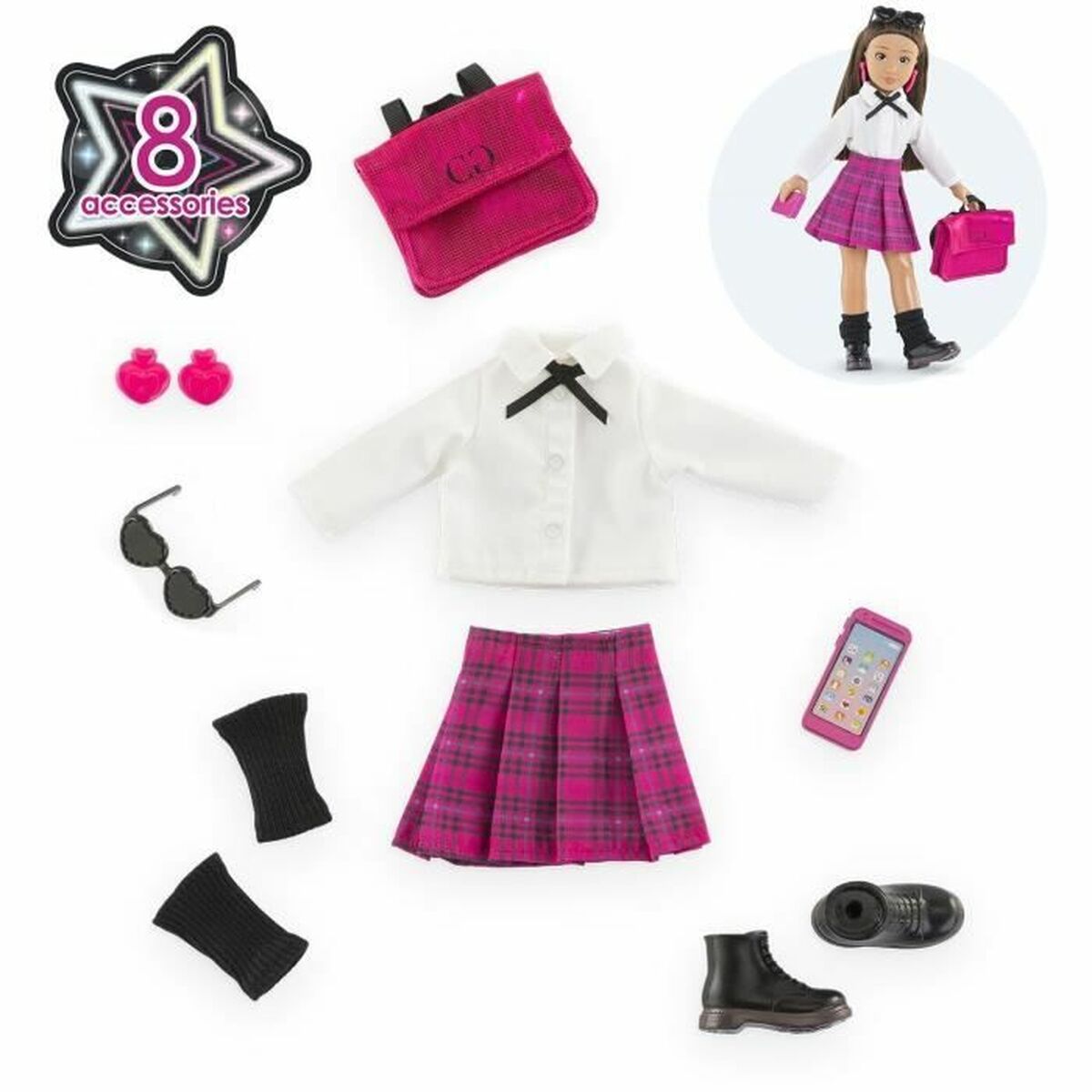 Accessori Per Bambole Corolle English College Dressing
