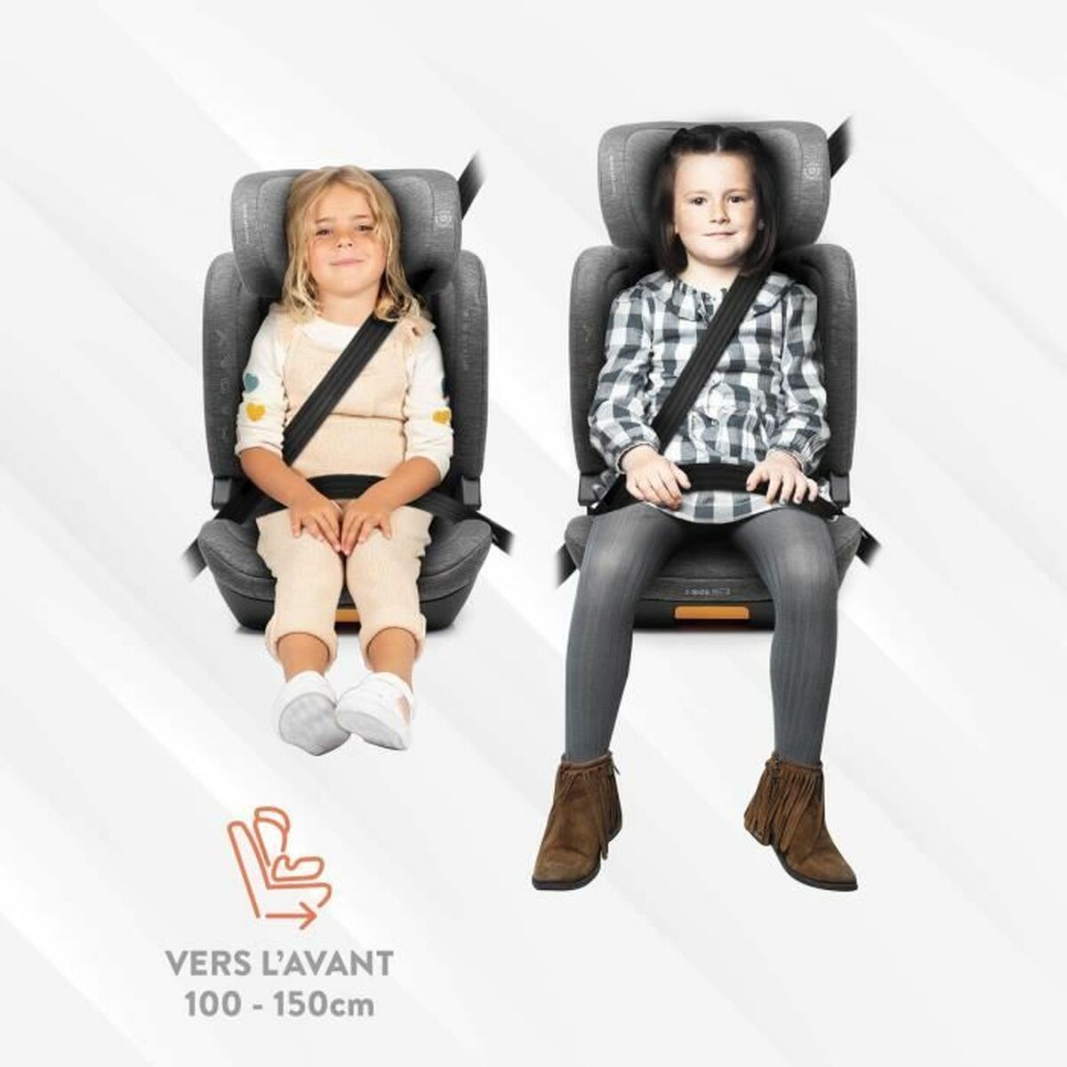 Seggiolino Auto Babyauto Capax Black Line Nero Ii (15-25 Kg) Iii (22 - 36 Kg) Per Bambini Ece R129 - Image 3