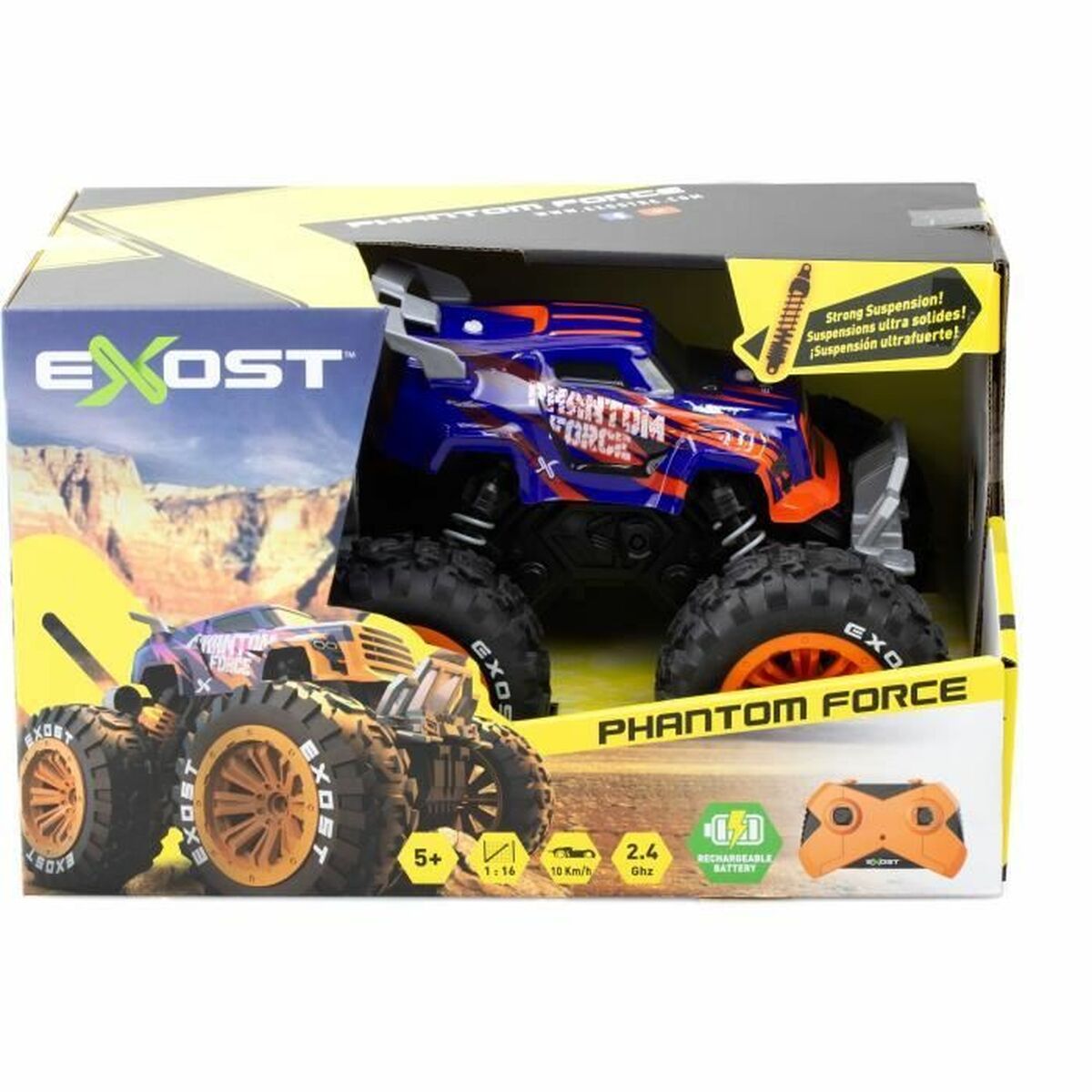 Macchinina Radiocomandata Exost Phantom Force Orange