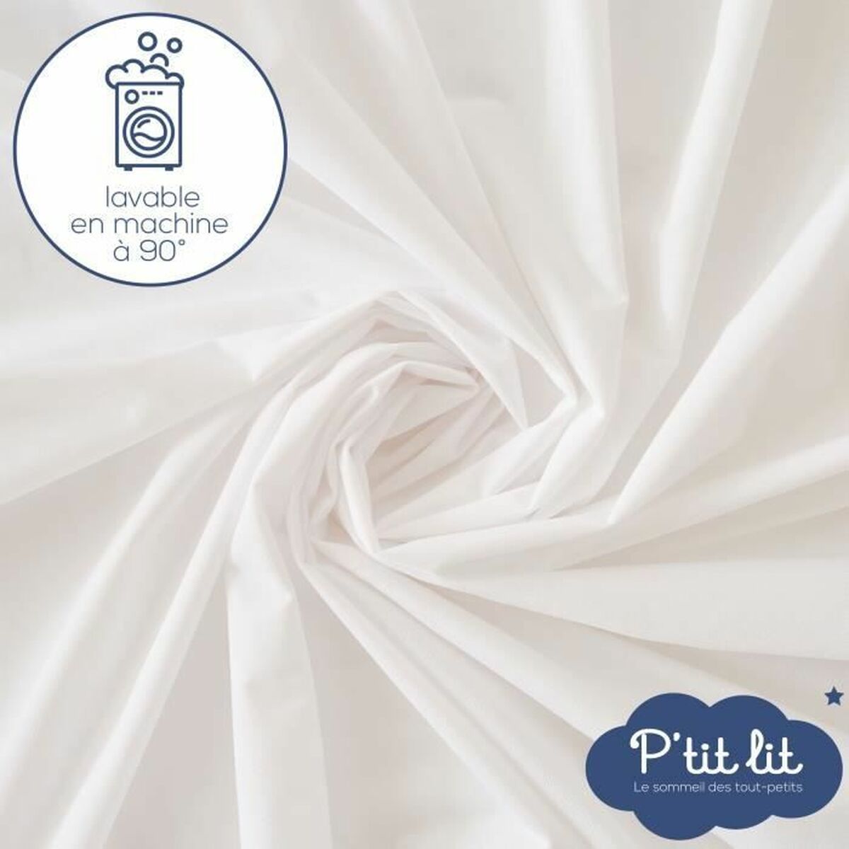 Paracolpi Per Culla P'tit Lit 70 X 140 Cm Bianco 25 Pezzi (25 Unità) - Image 4