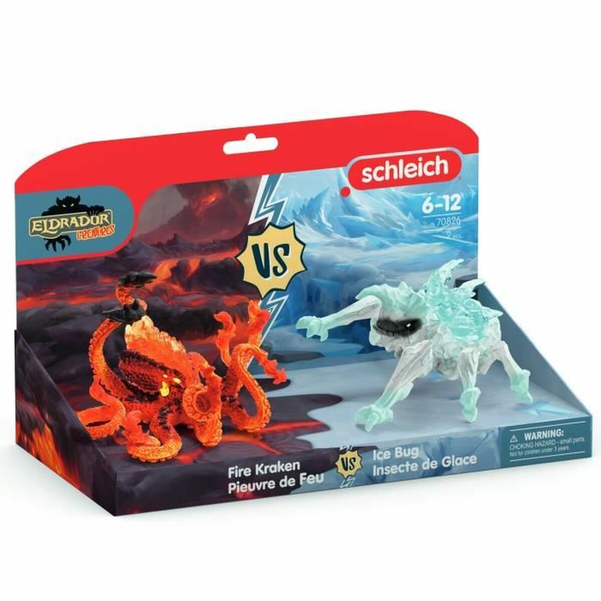 Accessori Per Casa Delle Bambole Schleich Lava Octopus Vs Ice Bug Duo - Image 5