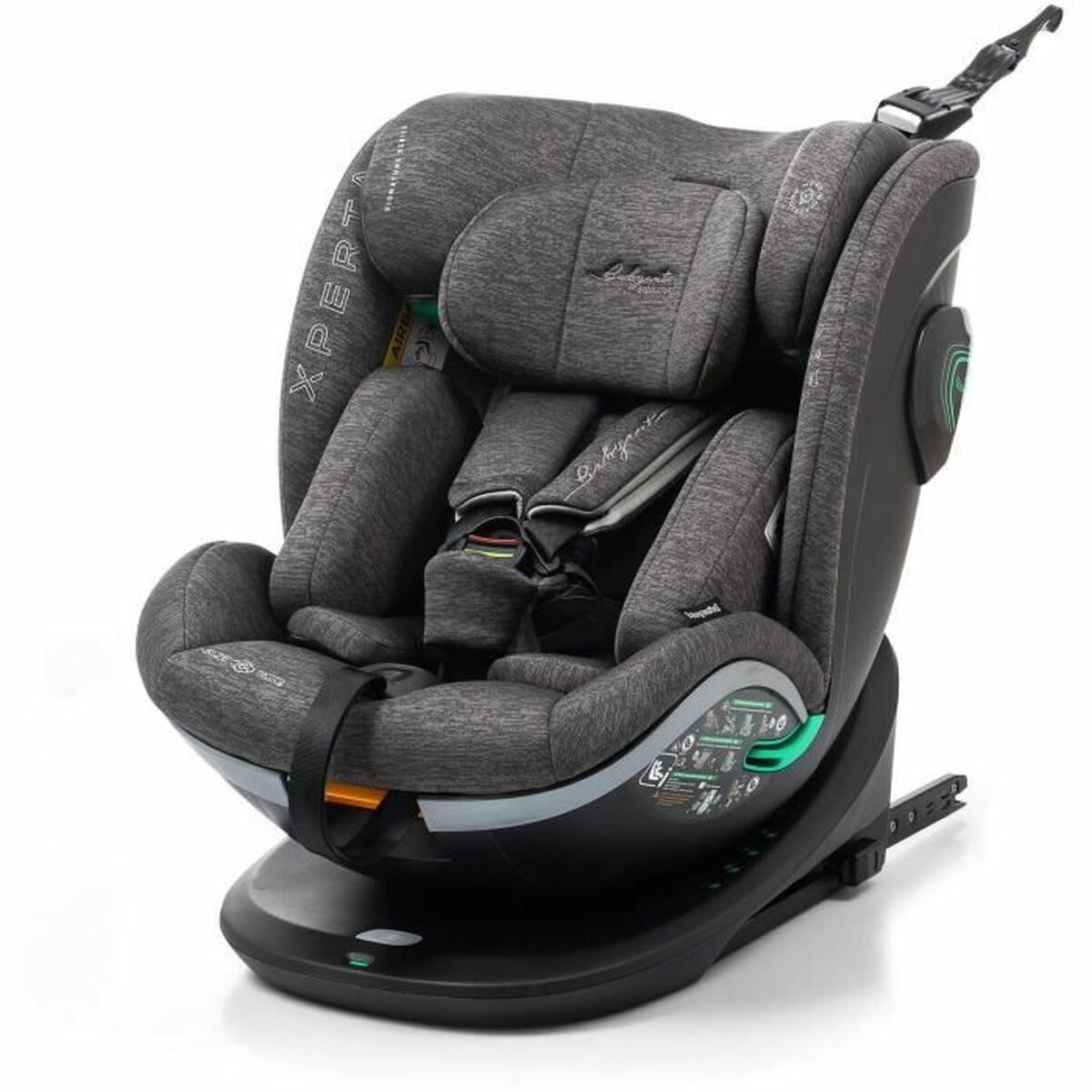 Seggiolino Auto Babyauto Xperta Grey Dobby Grigio 0 (de 0 A 10 Kilos) I (9 - 18 Kg) Ii (15-25 Kg) Iii (22 - 36 Kg) Per Bambini E