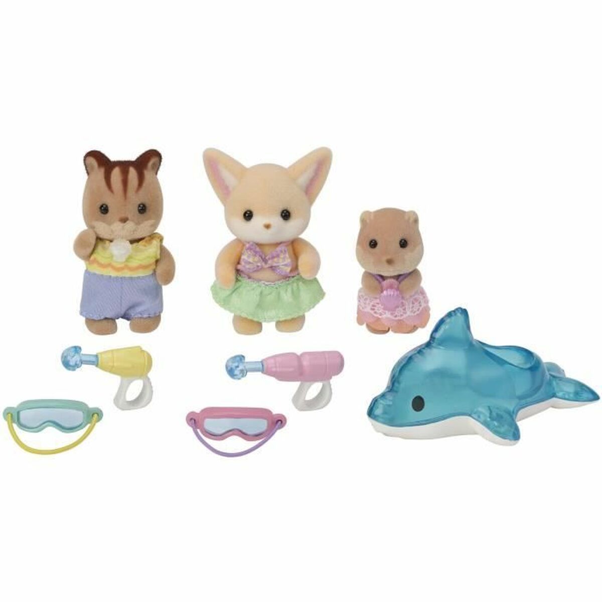 Accessori Per Casa Delle Bambole Sylvanian Families 5749 Nursery Friends Pool Fun Trio - Image 4