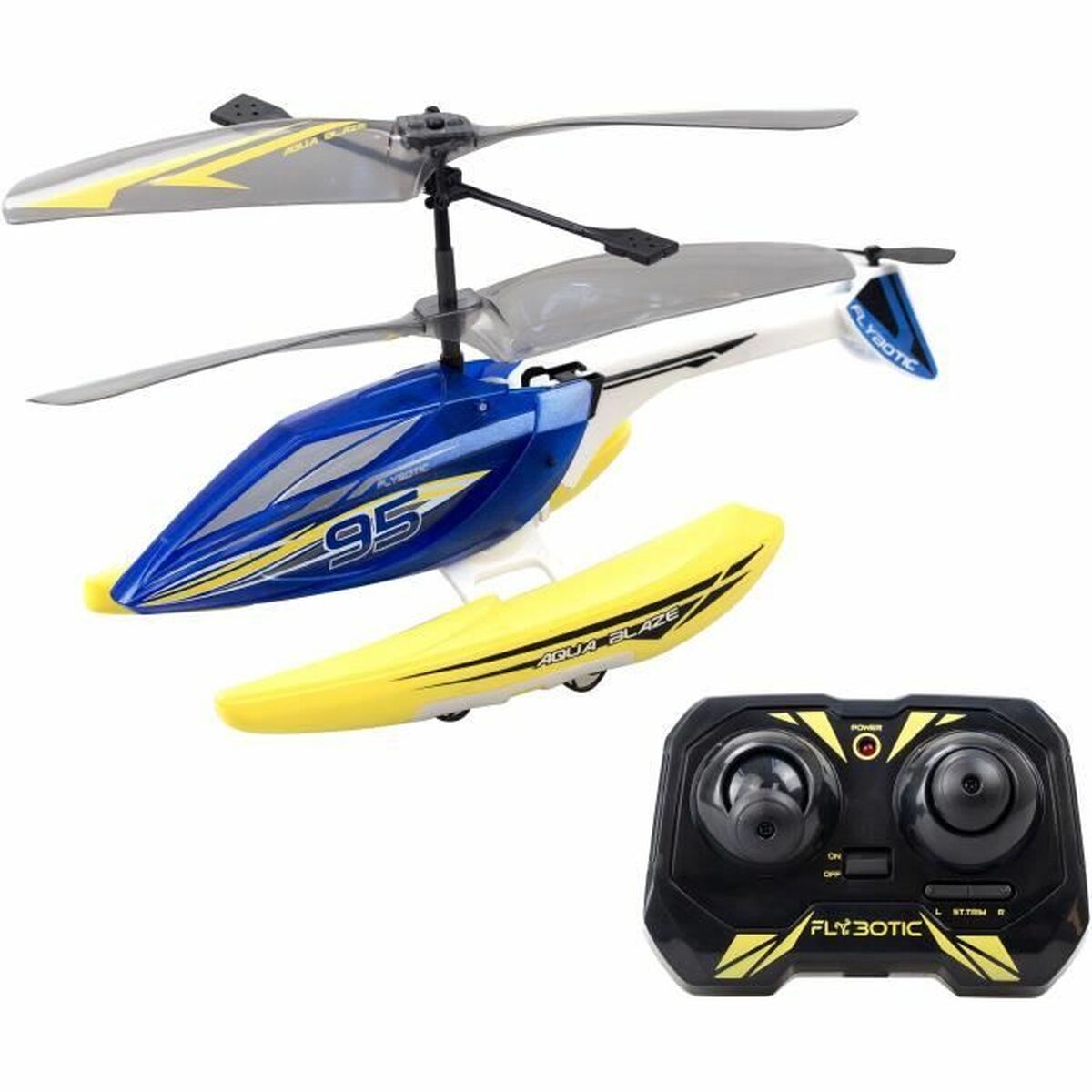 Macchinina Radiocomandata Flybotic Helico Aqua Blaze Giallo