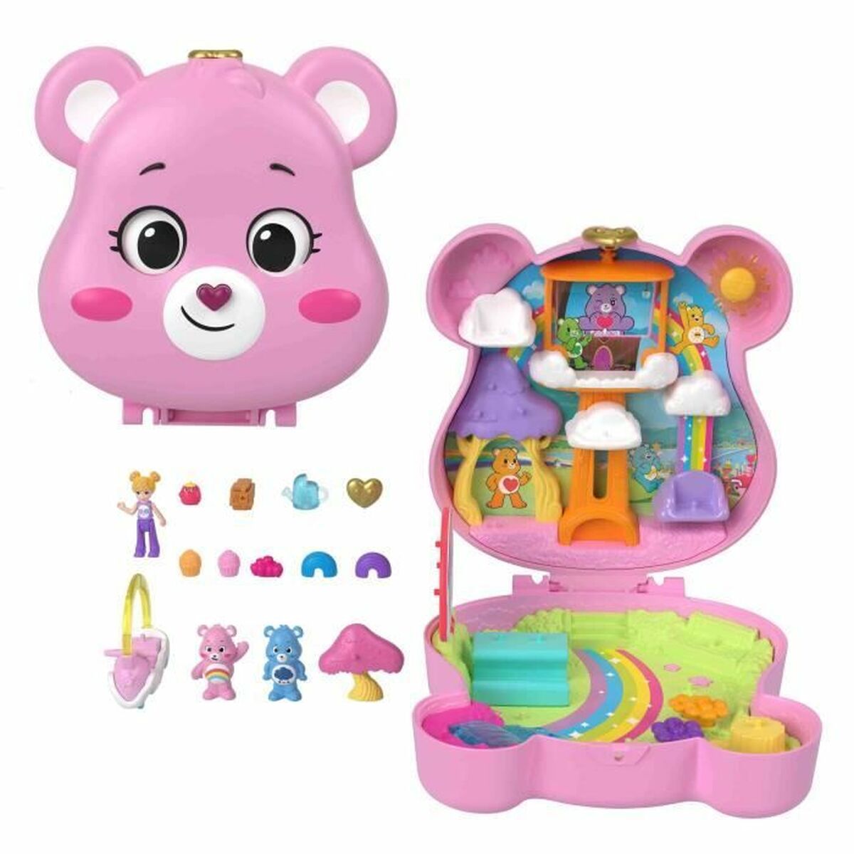 Playset Polly Pocket Care Bears Box