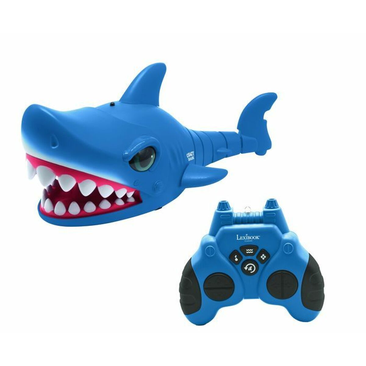 Macchinina Telecomandata Lexibook Rc Shark - Crazy Shark Azzurro Multicolore