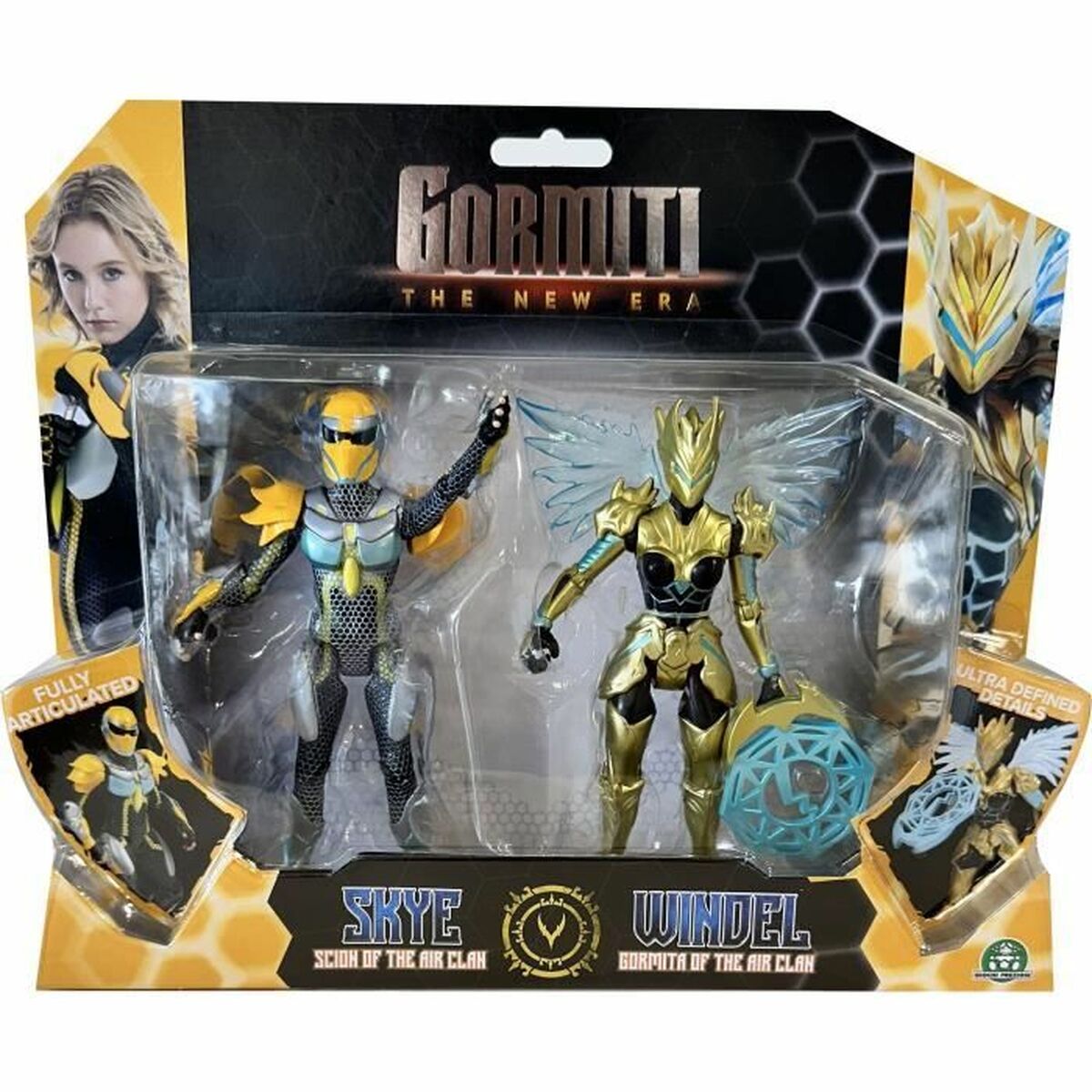 Playset Gormiti Scion And Gormiti Associated Air - Skye And Windel 15 cm