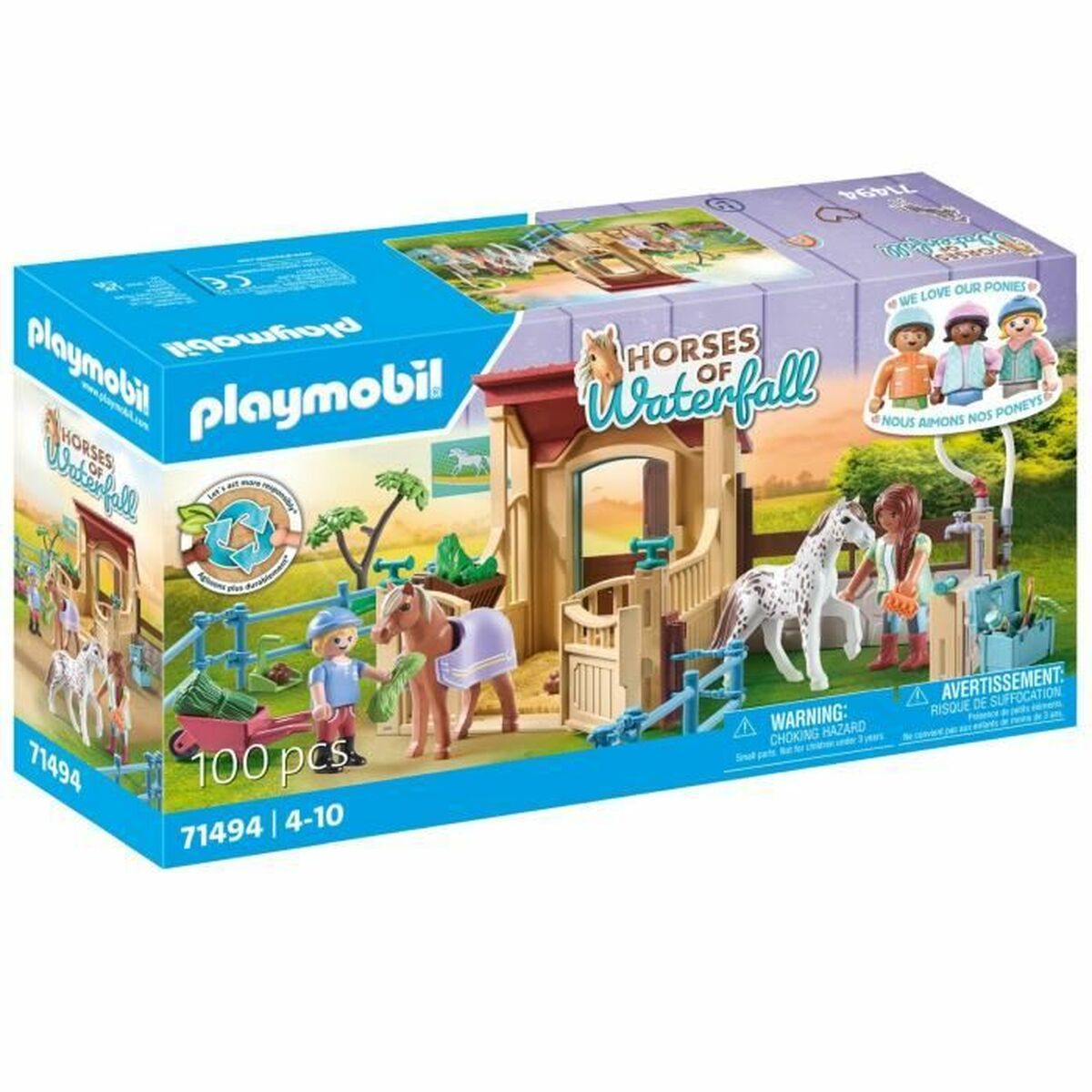 Playset Playmobil 71494 Horses Of Waterfall