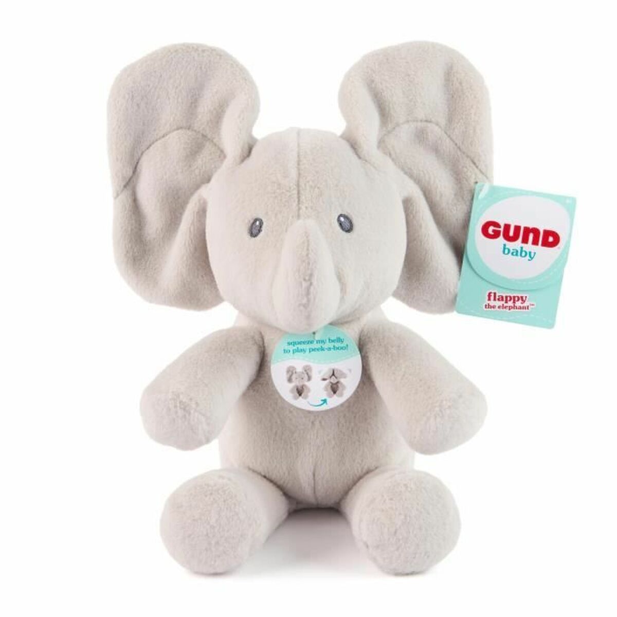 Peluche Spin Master Flappy Grigio Stoffa Elefante