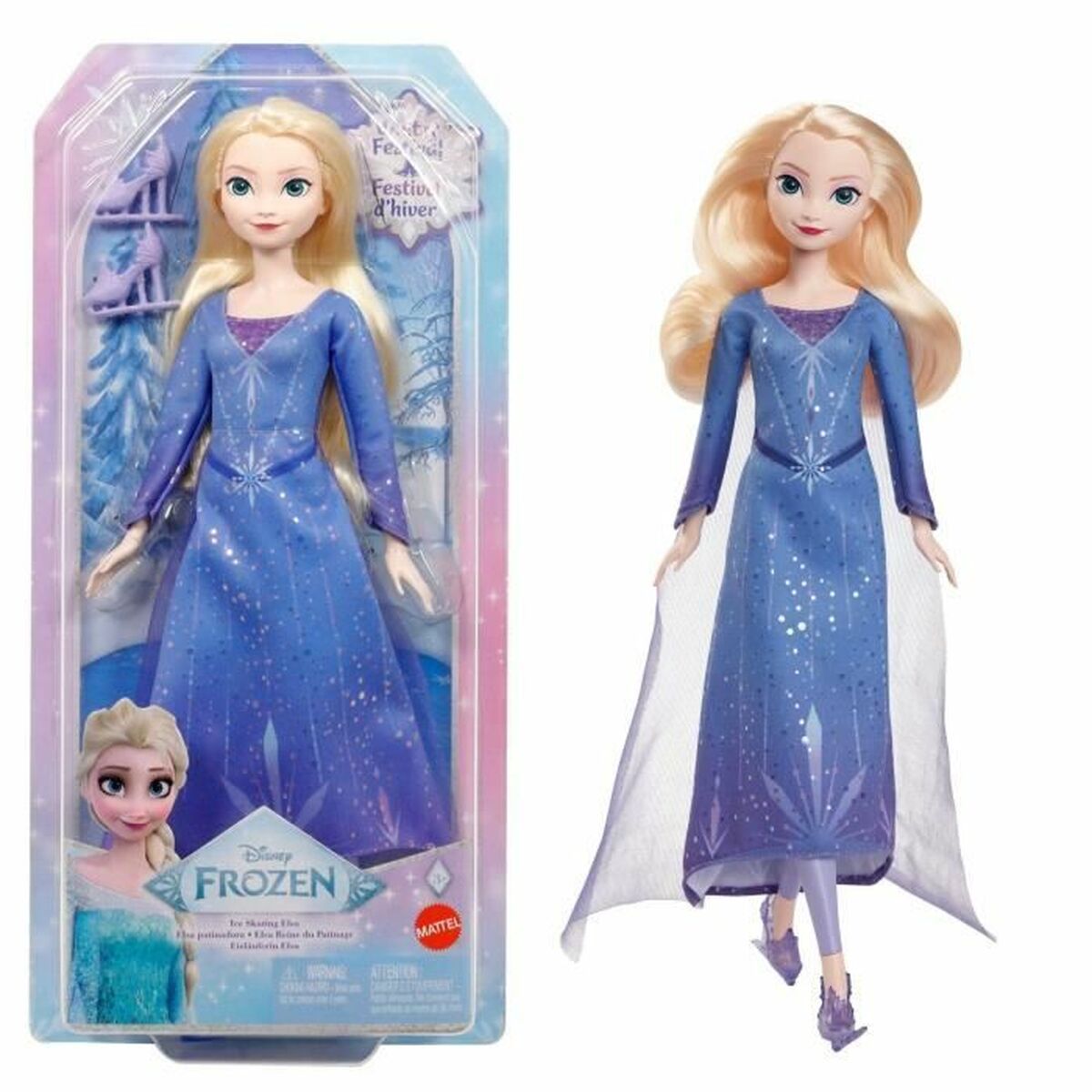 Bambola Frozen Elsa Ice PoweR-Frozen: Winterfest