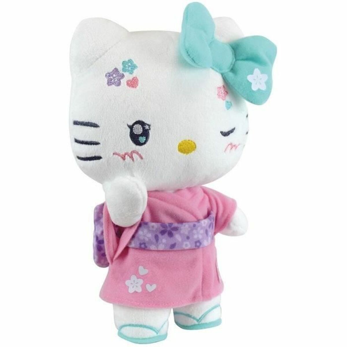 Peluche Jemini Hello Kitty Kimono Kawai Rose - Image 3