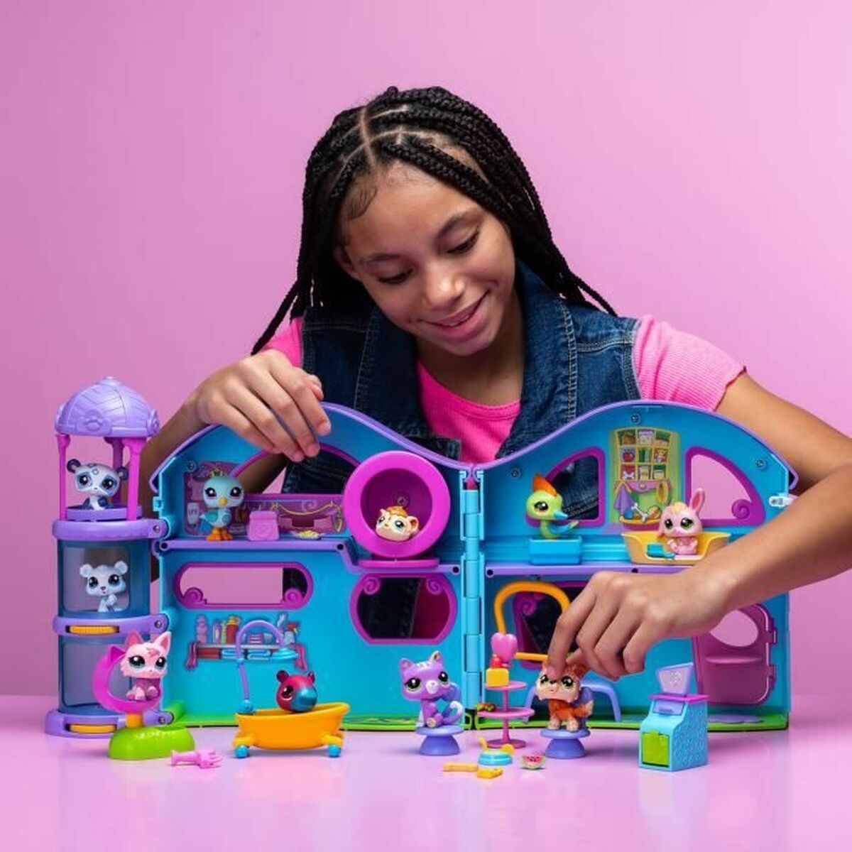 Playset Bandai The Big House Littlest Pet Shop 22 Pezzi - Image 5