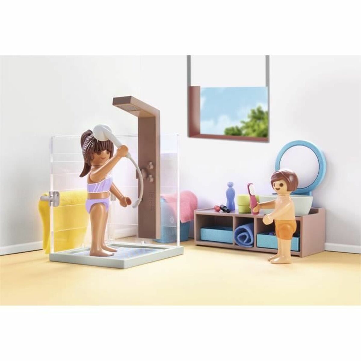 Playset Playmobil 71611 - Bathroom Bathtub 55 Pezzi - Image 3