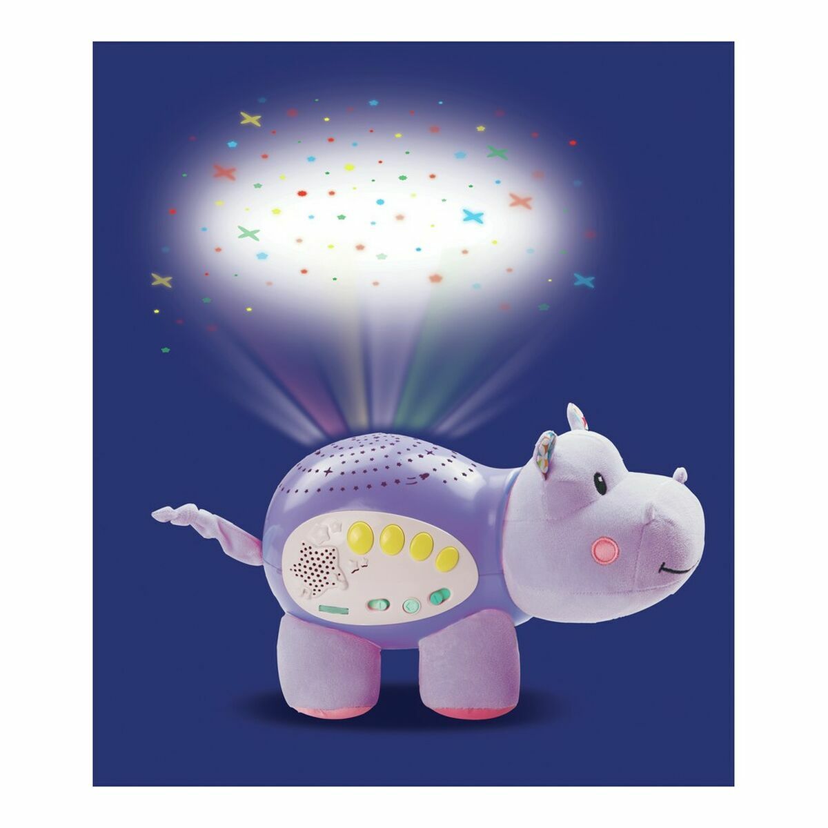Peluche Con Suono Vtech Hippo Dodo Starry Night (fr) Viola - Image 3