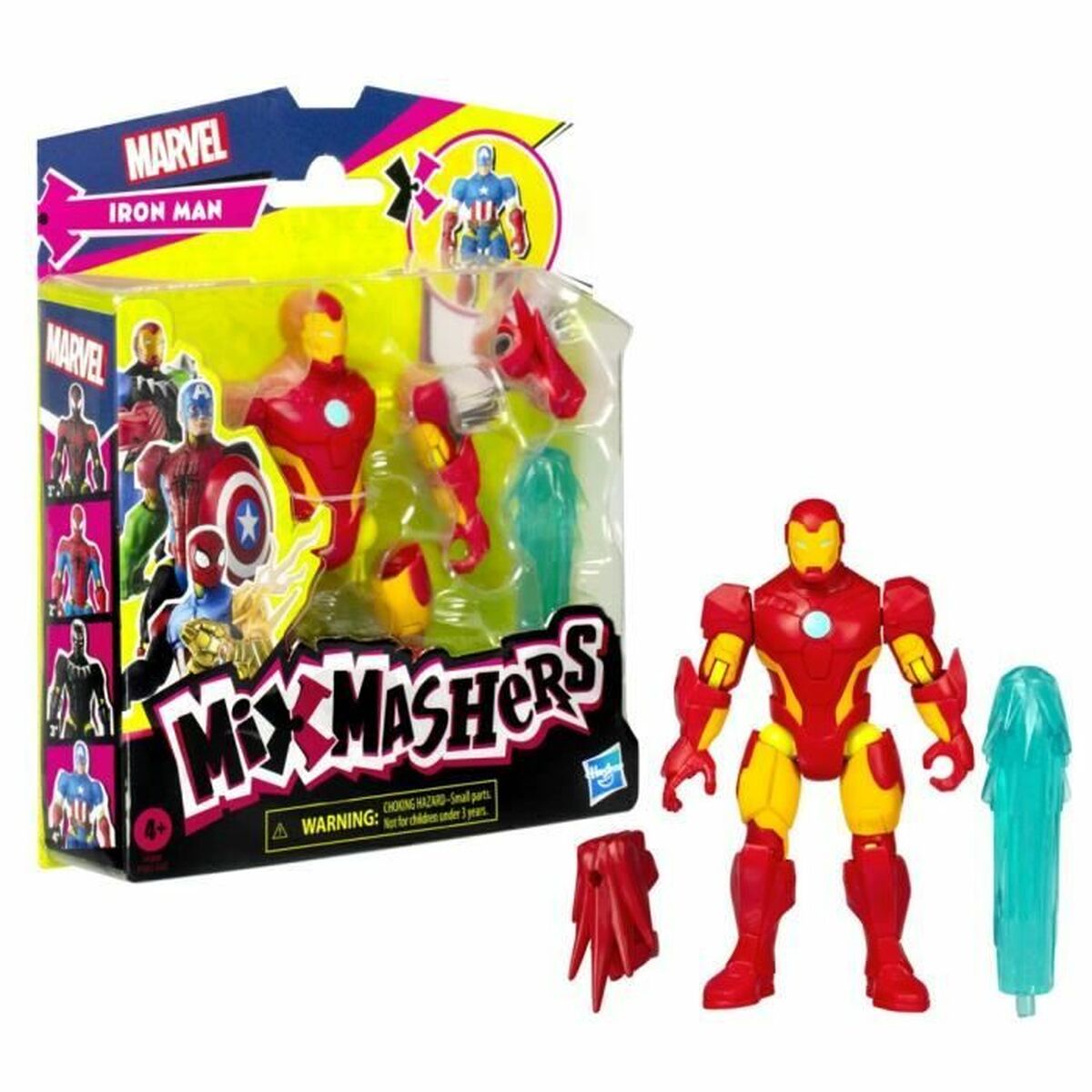 Statuetta Articolata Hasbro Mixmashers Iron Man