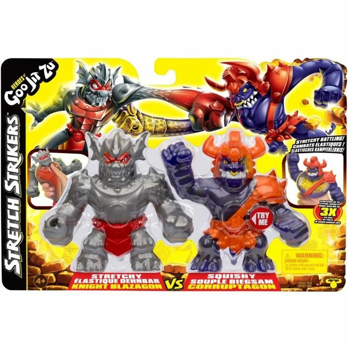 Playset Goo Jit Zu Strikers Blaz Vs Corr Figura Duo 11cm