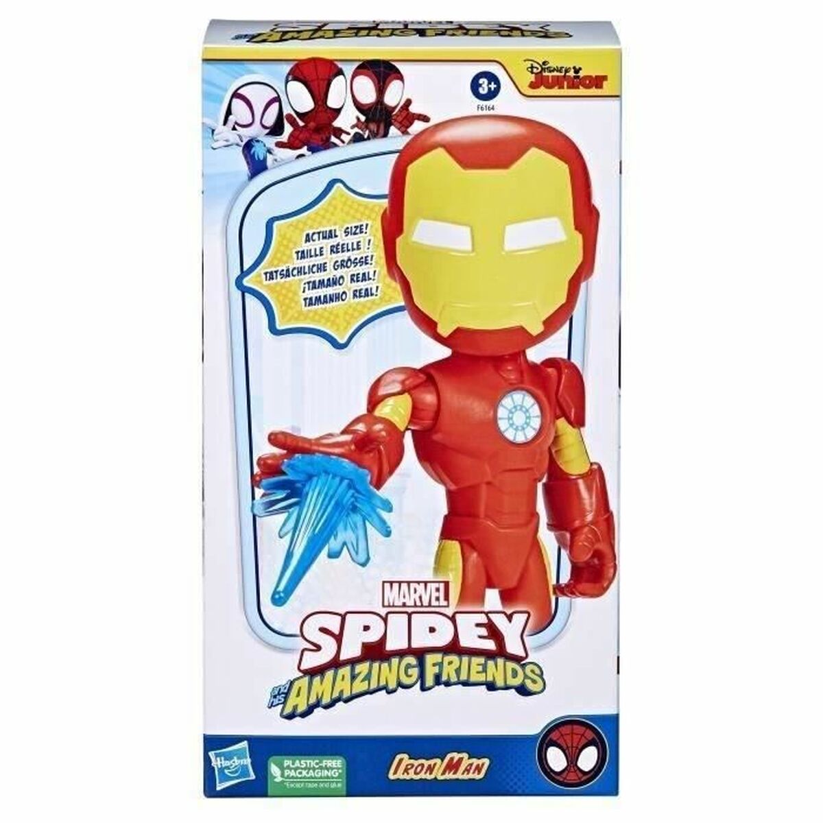Statuetta Articolata Hasbro Figura Spidey Iron Man 22 cm - Image 3