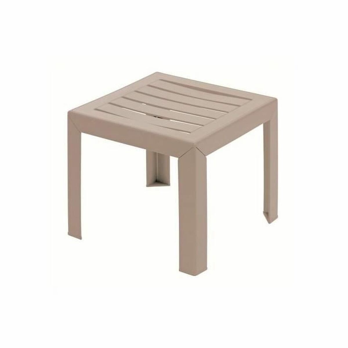 Tavolo Aggiuntivo Grosfillex Miami Marrone 40 X 40 X 38 cm