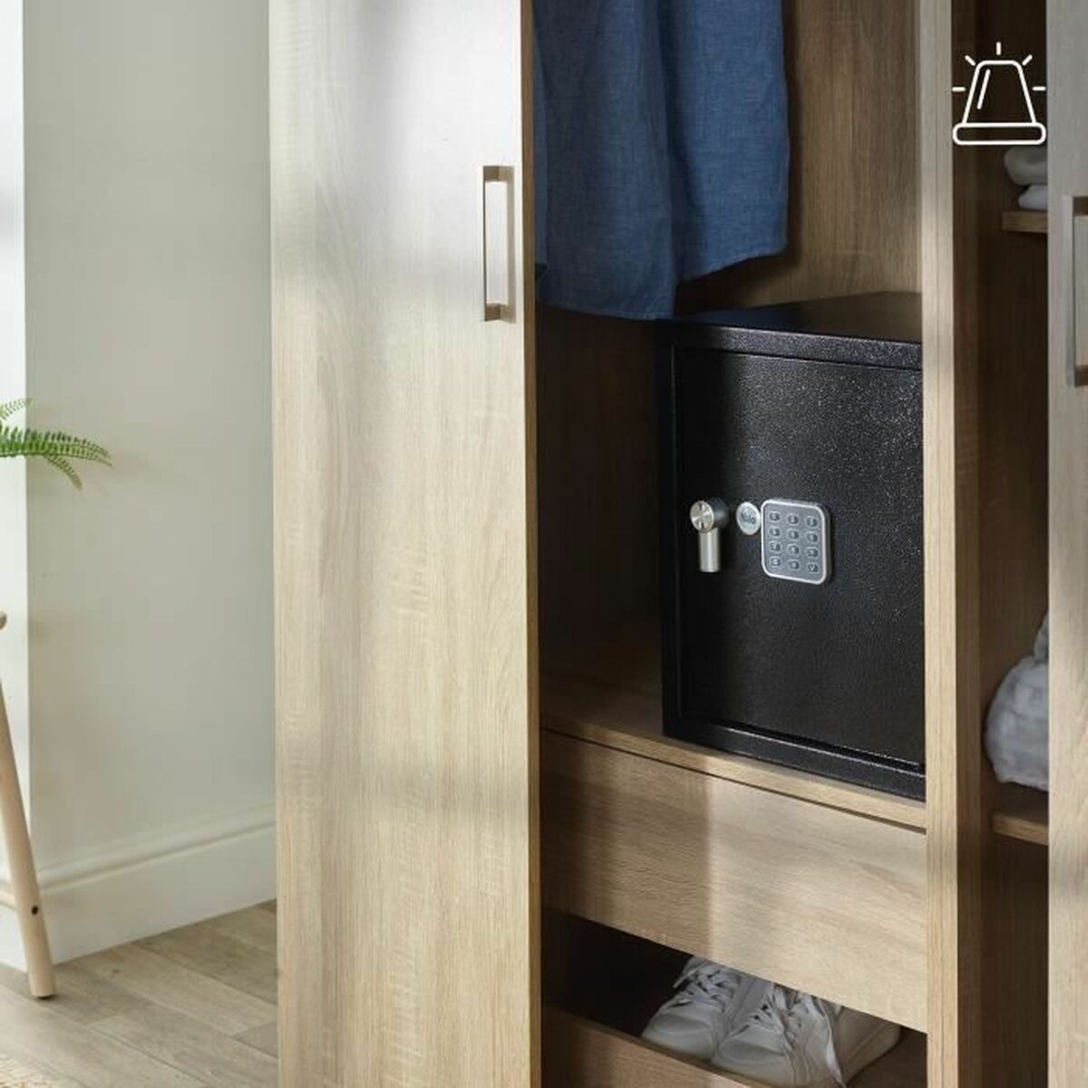 Cassaforte Con Serratura Elettronica Yale Nero 40 L 39 X 35 X 36 Cm Acciaio Inossidabile - Image 5