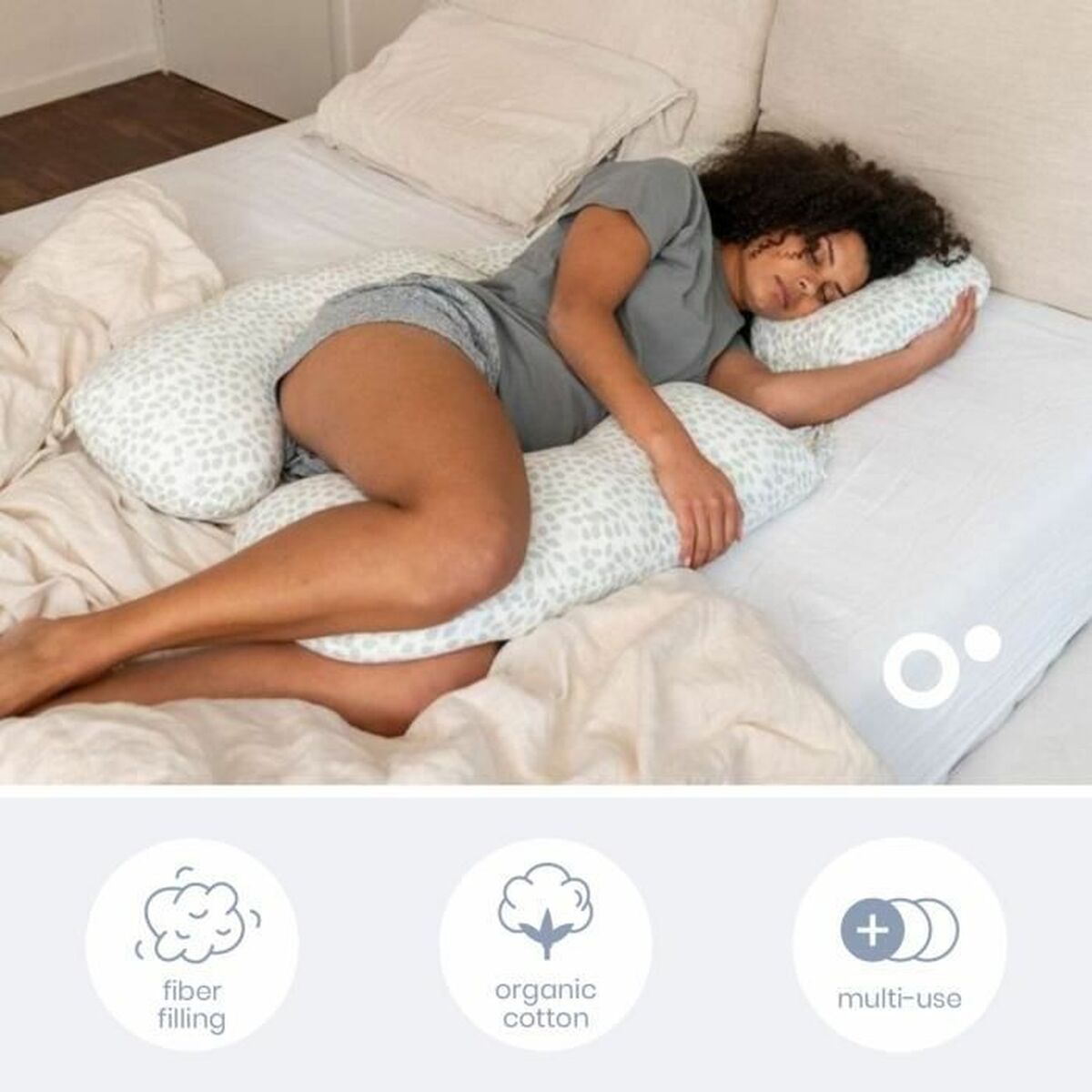 Cuscino Per L'allattamento Doomoo Verde Xxl (2 Unità) - Image 4