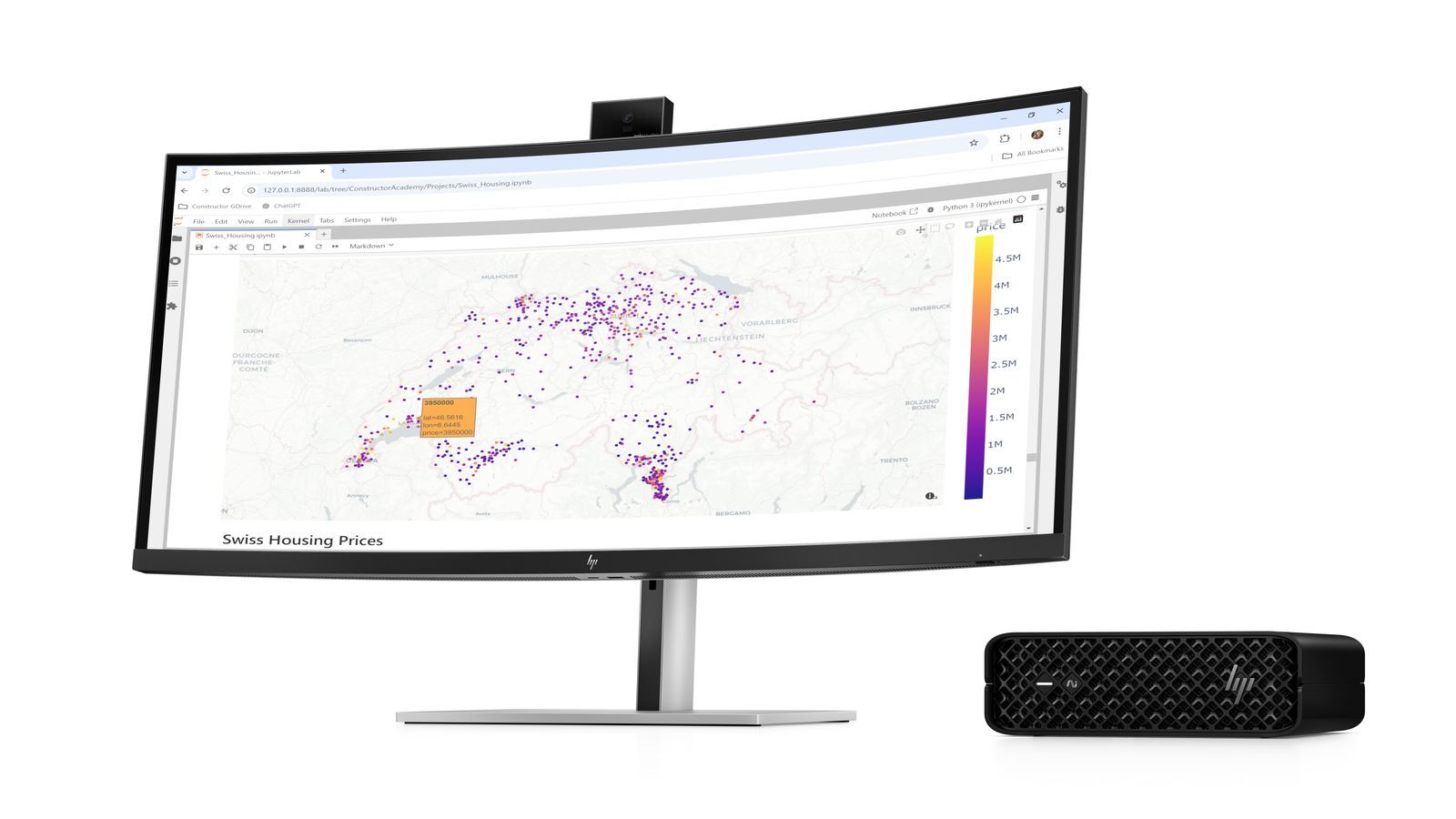 Hp Z2 Mini G1i Wolf Pro Security Edition Intel Core Ultra 7 265 32 Gb Ddr5-Sdram 1 Tb Ssd Nvidia Rtx A1000 Windows 11 Pro Mini Pc Stazione Di Lavoro