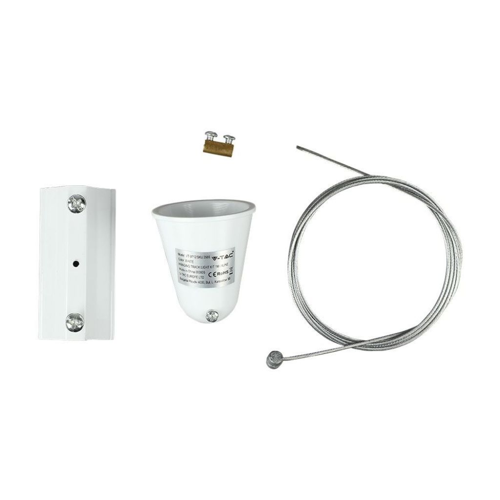 Hanging Track Light Kit 1m/4line White