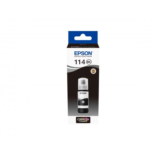 Epson Flacone Ink 114 Ecotank Black Ink Bottle 70 ml