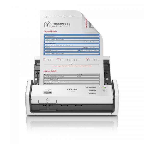 Brother AdS-1300 - Scanner Per Documenti - Doppio Cis - Duplex - A4 - 600 Dpi X 600 Dpi - Fino A 30 Pagine/min. (monocromo)