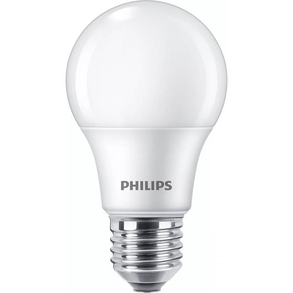 Lampadina Led - Philips - 60 W - E27 - Bianco Caldo - Satinato - Non Dimmerabile - 3 Pezzi