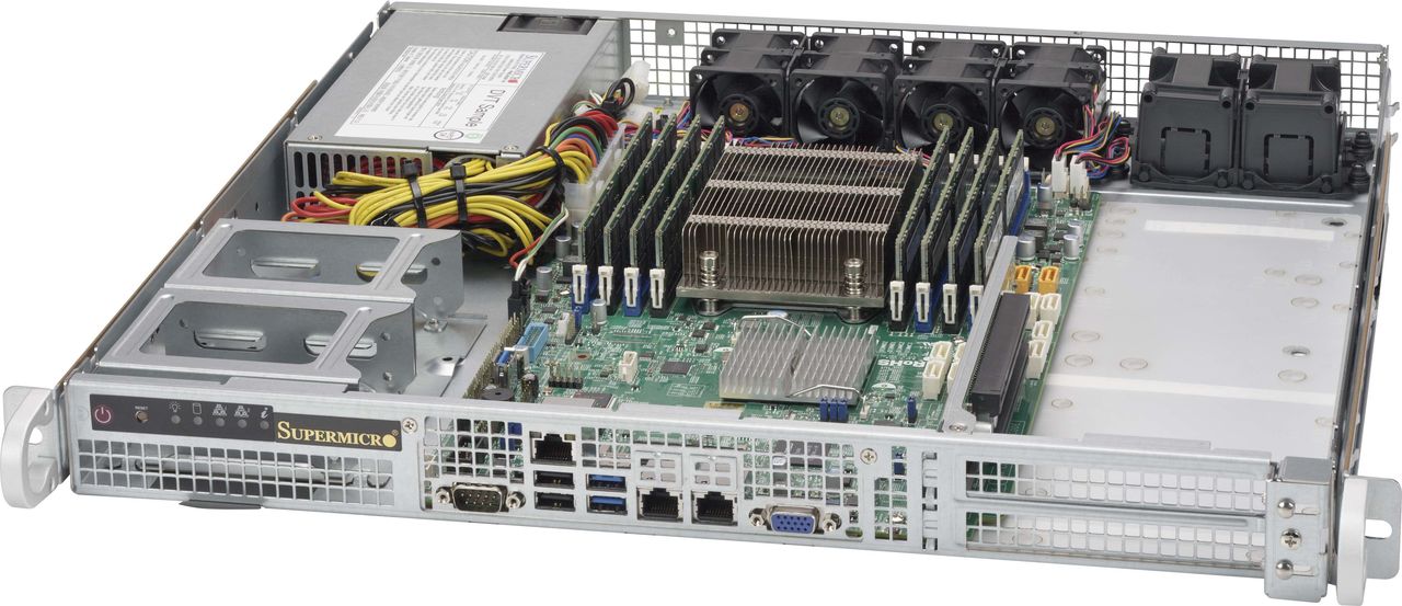 Super Micro Supermicro Sc515 350 - Rack - Einbaufähig - 1u 350 Watt (csE-515-350)