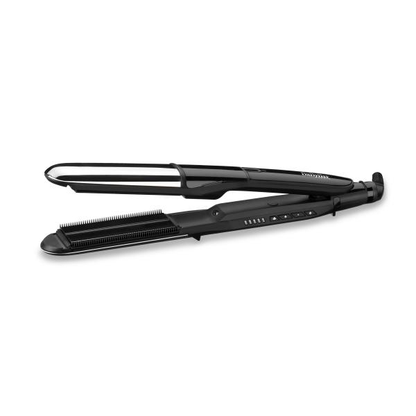 Babyliss St496e - Babyliss Steam Shine Piastra Per Capelli A Vapore - 5 Temperature Fino A 230°c - Funzione Ionica - Piastre In Ceramica Da 39 mm