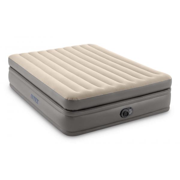 Materasso Gonfiabile - Intex - Prime Comfort - 2 Persone - 152 X 203 X 51 Cm - Grigio