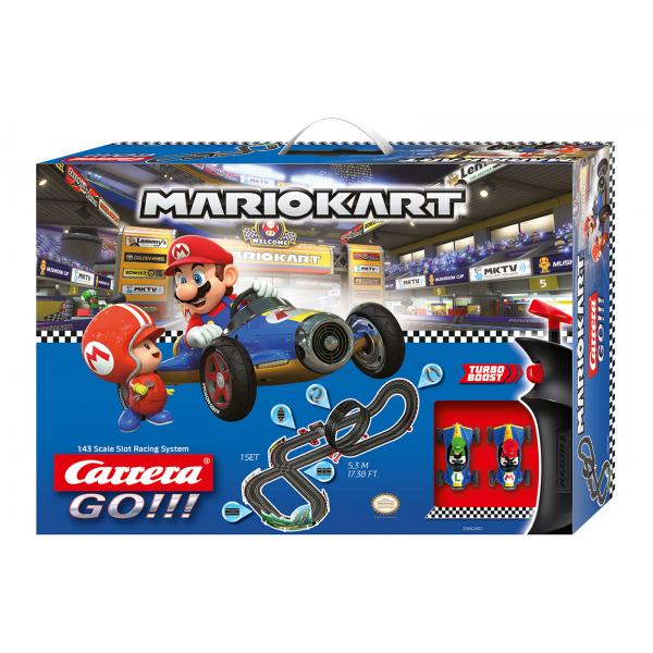 Pista Da Corsa Mario Kart, Mach 8, Lunga 5,3 M, Carrera Go! Nintendo Mario Kart™, Dai 6 Anni In su