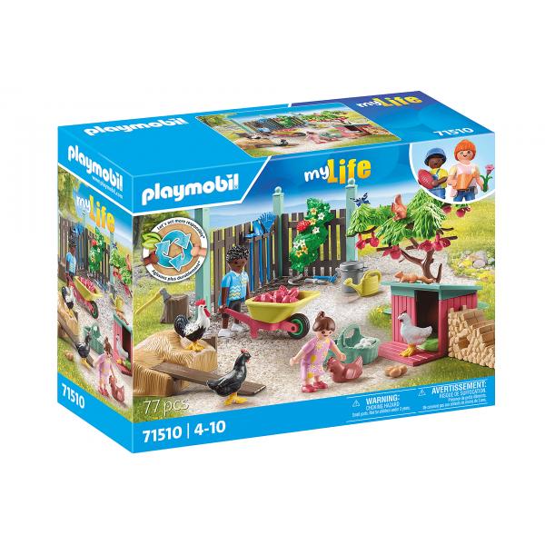 Playmobil 71510 Pollaio E Giardino, La Mia Vita