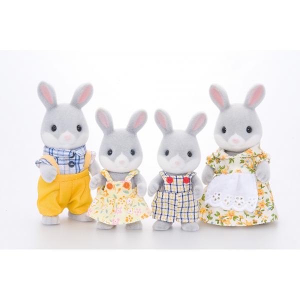 Sylvanian Famiglia Del Coniglio Grigio