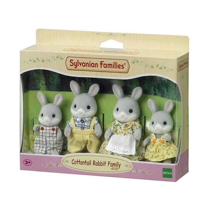 Sylvanian Famiglia Del Coniglio Grigio - Image 3