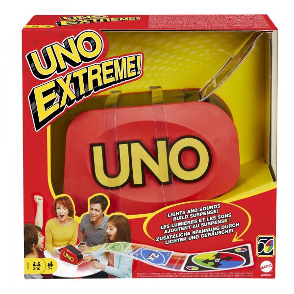 Giochi Mattel - Uno Extreme - Gioco Di Carte Per Famiglie - Dai 7 Anni In su