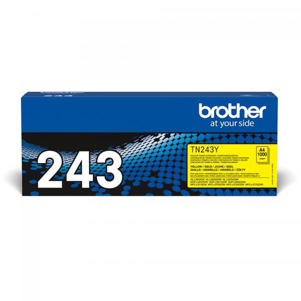 Brother Toner Giallo 1.000 Pag Per Hll3210cw / Hll3230cdw / Hll3270cdw / Dcpl3550cdw / Mfcl3730cdn / Mfcl3750cdw / Mfcl3770cdw