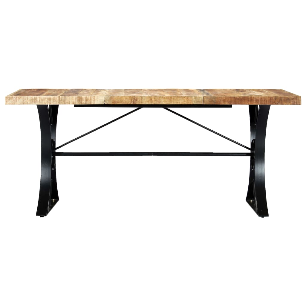 Tavolo Da Pranzo 180x90x76 Cm In Legno Massello Di Mango